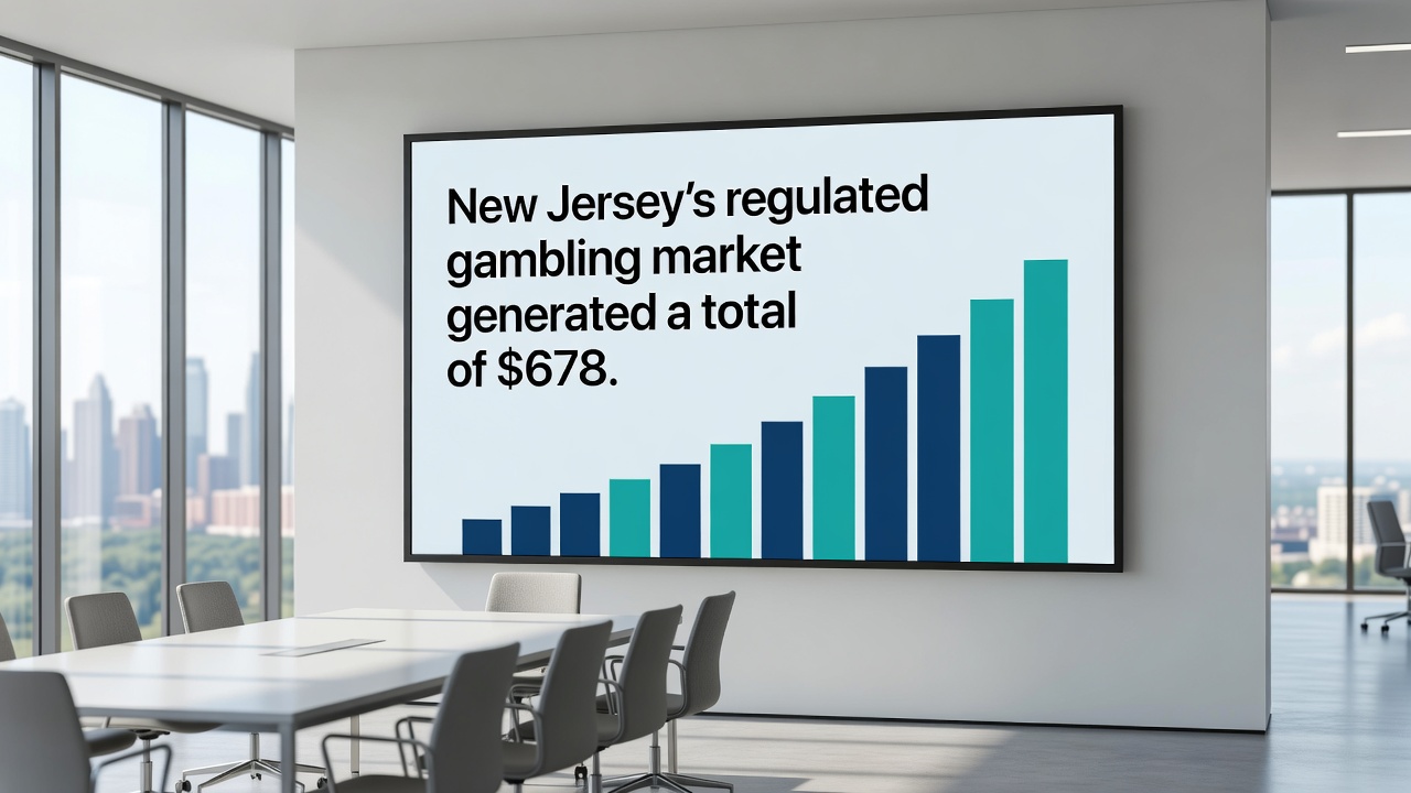 Online gambling interface showing slots and table games on a digital screen